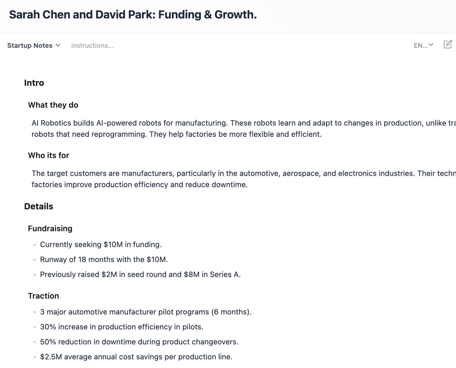 Amazing Notes feature screenshot