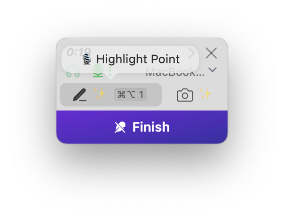 Highlight and take notes during meetings
